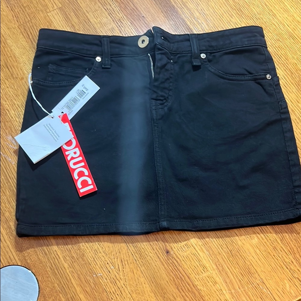 Fiorucci Black Mini Skirt Casual Workwear